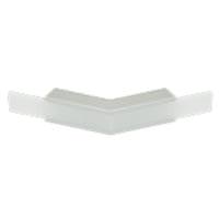 American Lighting 135° Exterior Face Coupler for Mini Flange Slot Extrusion